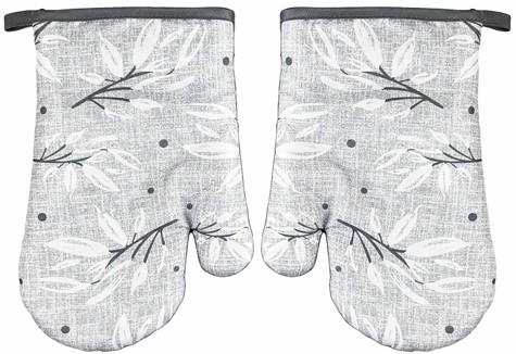 RĘKAWICE KUCHENNE MAGNES KPL 2szt LEAVES F24A759