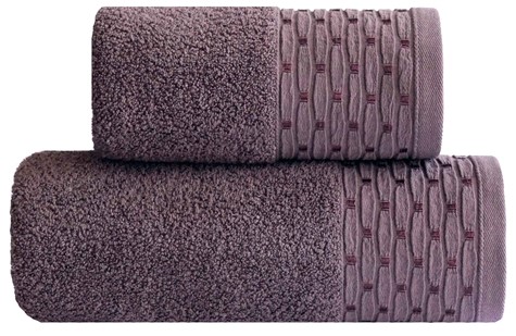 NEW CHIC RĘCZNIK 50x90 BRĄZ STALOWY 450