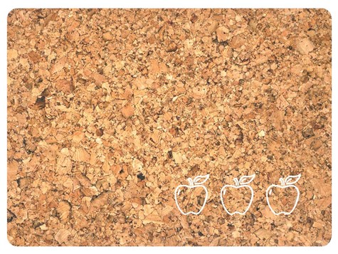 MATA DEKORACYJNA PODKŁADKA TWARDA 30x40cm wz.02