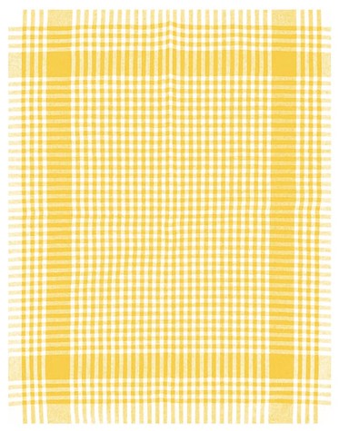 DURUL ŚCIERECZKA KUCHENNA 45x65cm KRATA ŻÓŁTA