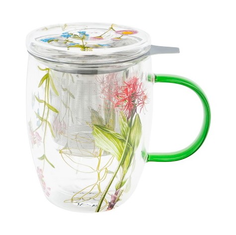 BARWY NATURY KUBEK SZKLANY ZAPARZACZ 350ml