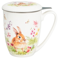 WIOSENNA SIELANKA KUBEK ZAPARZACZ W PUDEŁKU 380ml