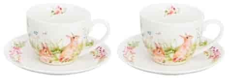 WIOSENNA SIELANKA KOMPLET FILIŻANEK 2+2 280ml