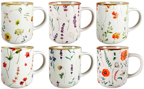 BELLE LINE FLOWERS KUBEK 400ml