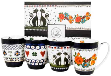 INDIGO KUBEK KOMPLET 4EL W PUDEŁKU 380ml