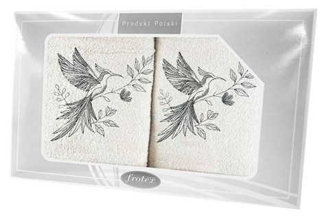 GIFT FROTEX II KPL RĘCZNIKÓW GRENO 2EL BIAŁY 5K