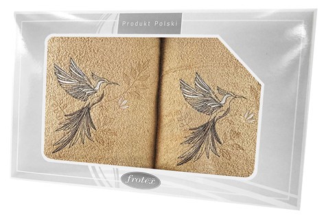 GIFT FROTEX II KPL RĘCZNIKÓW GRENO 2EL CAPPUCCI 5K