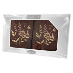 GIFT FROTEX II KPL RĘCZNIKÓW GRENO 2EL BRĄZOWY 6K