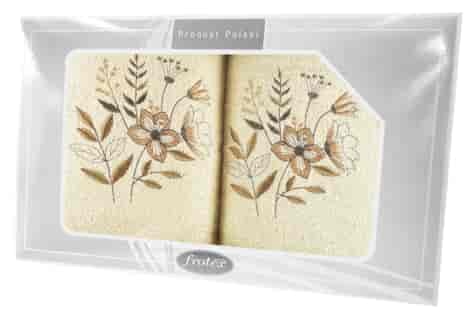 GIFT FROTEX II KPL RĘCZNIKÓW GRENO 2EL KREMOWY 6K