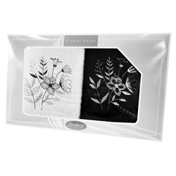 GIFT FROTEX II KPL RĘCZNIKÓW 2EL 70,70 BIAŁ/CZ 6K