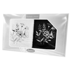GIFT FROTEX II KPL RĘCZNIKÓW 2EL 70,70 BIAŁ/CZ 6K