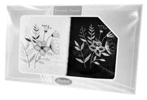 GIFT FROTEX II KPL RĘCZNIKÓW 2EL 70,70 BIAŁ/CZ 6K