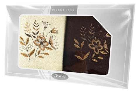 GIFT FROTEX II KPL RĘCZNIKÓW 2EL 70,70 KREM/BRĄ 6K