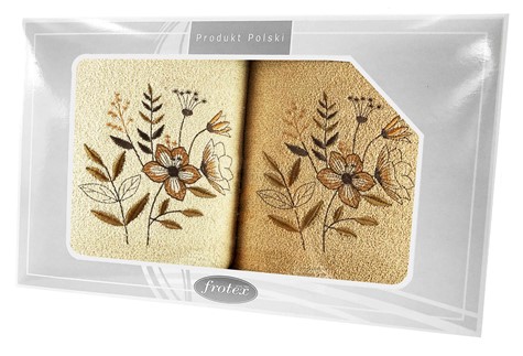 GIFT FROTEX II KPL RĘCZNIKÓW 2EL 70,70 KREM/CAP 6K