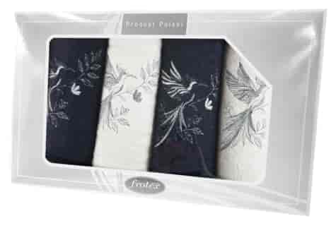 GIFT FROTEX IV KPL RĘCZNIKÓW GRENO 4EL BIAŁY/GR 5K