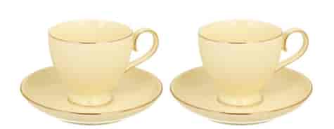 VICTORIA CREAM ESPRESSO KOMPLET FILIŻANE 2+2 120ml