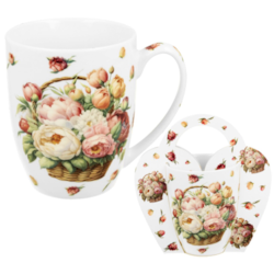 PIWONIE CR KUBEK 350ml + OPAKOWANIE Z RĄCZKĄ