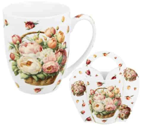 PIWONIE CR KUBEK 360ml + OPAKOWANIE Z RĄCZKĄ