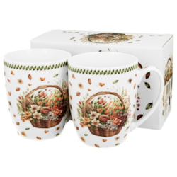 KWIATY POLNE CR KUBEK KOMPLET 2EL W PUDEŁKU 350ml