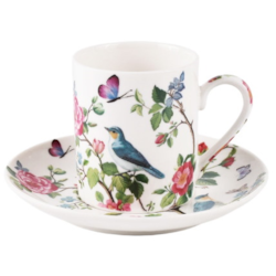 PTAKI NA GAŁĘZI CR ESPRESSO FILIŻANKA 1+1 100ml