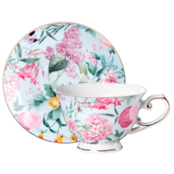 TIFFANY FILIŻANKA ZE SPODKIEM 1+1 220ml BOX PCV