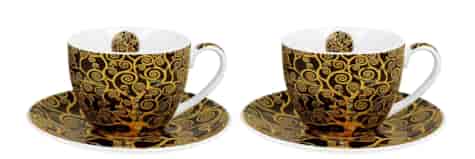 TREE OF LIFE BROWN ESPRESSO KPL FILIŻANE 2+2 110ml