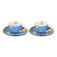 STARRY NIGHT ESPRESSO KOMPLET FILIŻANEK 2+2 110ml