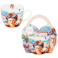 MEXICAN ART RED KUBEK 460ml + OPAKOWANIE Z RĄCZKĄ