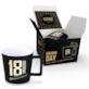 GOLDEN DAY KUBEK 350ml + KARTKA - 18 URODZINY