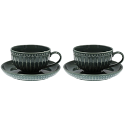 MOSAIQUE OLIVE LIMITED KOMPLET FILIŻANEK 2+2 250ml