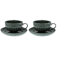 MOSAIQUE OLIVE LIMITED KOMPLET FILIŻANEK 2+2 250ml
