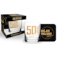 GOLDEN DAY SZKLANKA 300ml + PODKŁADK - 50 URODZINY