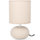 LAMPA NOCNA CERAMICZNA LK07BE BEŻOWA 23cm