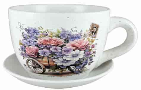 OSŁONKA DONICZKA CERAMICZNA 29,5cm JUS17B-Y102 D