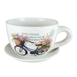 OSŁONKA DONICZKA CERAMICZNA 24cm JUS17C-Y039 S