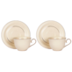 PUCCINI CREAM KOMPLET FILIŻANEK 2+2 250ml