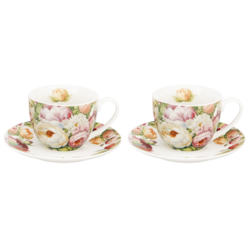 PIWONIE KOMPLET FILIŻANEK 2+2 270ml