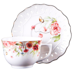 GABRIELE FILIŻANKA ZE SPODKIEM 1+1 220ml BOX PCV