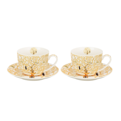 TREE OF LIFE ECRU ESPRESSO KPL FILIŻANE 2+2 110ml