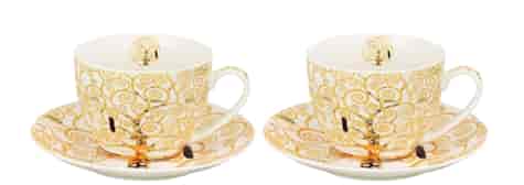 TREE OF LIFE ECRU ESPRESSO KPL FILIŻANE 2+2 110ml