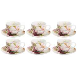 MAGNOLIE KOMPLET FILIŻANEK 6+6 270ml