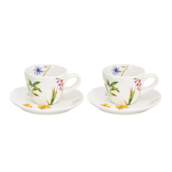 BARWY NATURY ESPRESSO KOMPLET FILIŻANEK 2+2 80ml