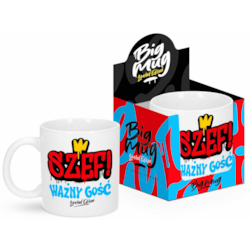 BIG MUG KUBEK 800ml - SZEF WAŻNY GOŚĆ