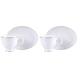 DOMINICA KOMPLET FILIŻANEK 2+2 220ml