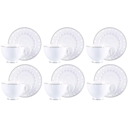 NINA KOMPLET FILIŻANEK 6+6 250ml