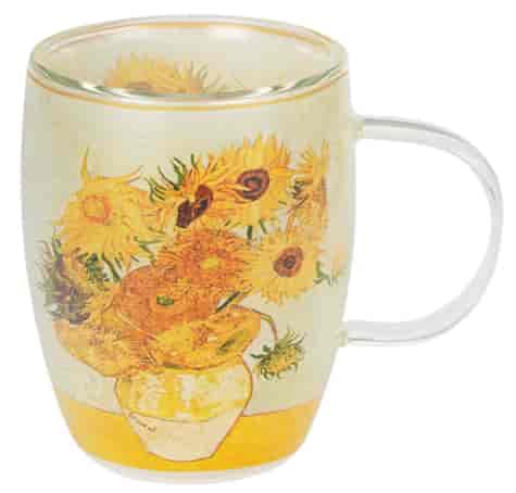 SUNFLOWERS KUBEK SZKLANY 350ml