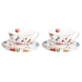 ROYAL REBECCA KOMPLET FILIŻANEK 2+2 250ml