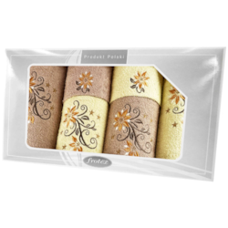 GIFT VI KPL RĘCZNIKÓW 6EL KREMOWY/BEŻOWY 08