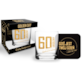 GOLDEN DAY SZKLANKA 300ml + PODKŁADK - 60 URODZINY