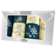 GIFT VI KPL RĘCZNIKÓW 6EL KREMOWY/SZMARAGDOWY 24